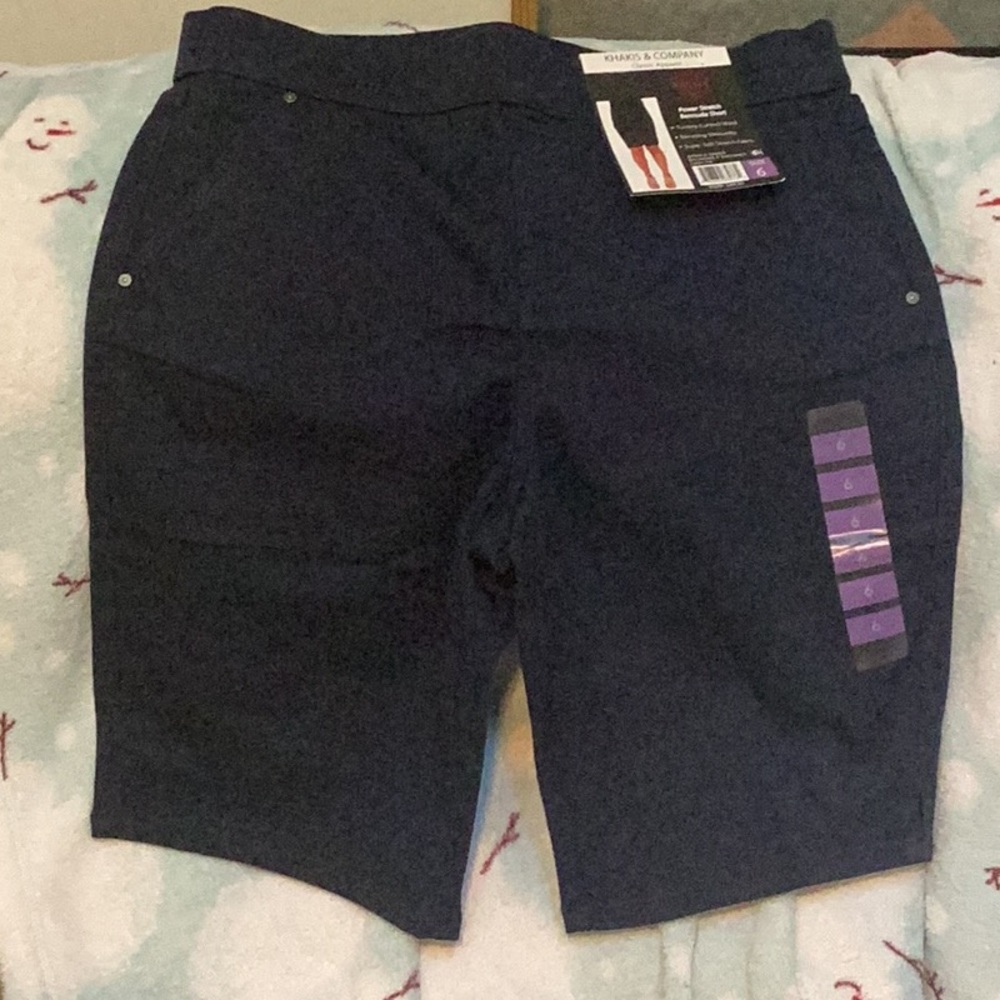 Khakis & Company Power Stretch Bermuda Shorts Sz 6